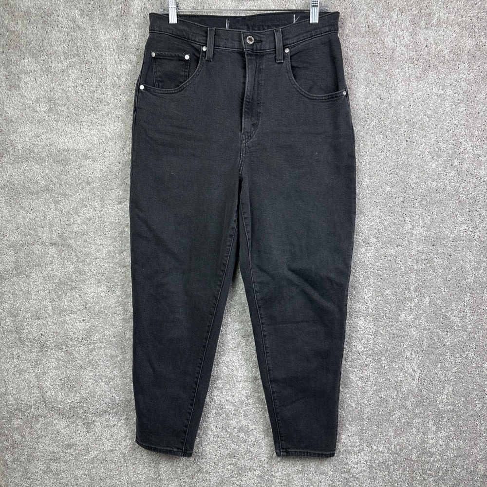 Levis Tags Missing Silvertab Made In USA Straight Black Denim Jeans Size 30